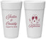Personalized Rehearsal Dinner 24 oz Foam Cups - Eat Drink Rehearse | 30001