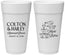 Personalized Rehearsal Dinner 24 oz Foam Cups - The Night Before | 30007