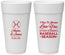 Personalized Wedding 24 oz Foam Cups - Baseball | 303