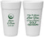 Personalized Wedding 24 oz Foam Cups - Golf | 305