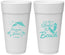 Personalized Wedding 24 oz Foam Cups - Started On The Beach | 310