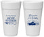 Personalized Memorial 24 oz Foam Cups - Forever On The Water | 310019