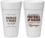 Personalized Wedding 24 oz Foam Cups - We Interrupt Football | 314