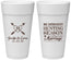 Personalized Wedding 24 oz Foam Cups - We Interrupt Season | 318