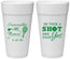 Personalized Wedding 24 oz Foam Cups - Took A Shot Tennis | 321