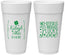 Personalized Wedding 24 oz Foam Cups - Lucky In Love | 328