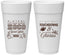 Personalized Homecoming 24 oz Foam Cups - Touchdowns And Tiaras | 330010