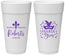Personalized Wedding 24 oz Foam Cups - Mardi Gras | 339