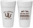 Personalized Wedding 24 oz Foam Cups - Horseshoe | 340