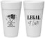 Personalized 21st Birthday 24 oz Foam Cups - Legal At Last | 340005