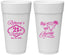Personalized 21st Birthday 24 oz Foam Cups - Sip Sip Hooray Vegas | 340006