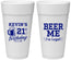 Personalized 21st Birthday 24 oz Foam Cups - Beer Me I Am Legal | 340014