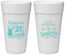 Personalized 21st Birthday 24 oz Foam Cups - Drink Responsibly Tomorrow | 340015