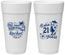 Personalized 21st Birthday 24 oz Foam Cups - Aloha Hawaii | 340016