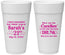 Personalized 21st Birthday 24 oz Foam Cups - Candles Cake Drunk | 340017