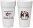 Personalized Wedding 24 oz Foam Cups - We Bit The Bullet | 343