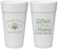 Personalized Wedding 24 oz Foam Cups - Love Laughter Happily | 346