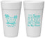 Personalized Wedding 24 oz Foam Cups - Beach | 350