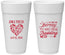 Personalized Wedding 24 oz Foam Cups - Journey Traveling With | 354