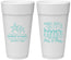 Personalized Wedding 24 oz Foam Cups - Sandy Feet Salty Kisses | 356