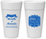 Personalized Wedding 24 oz Foam Cups - Love Story | 359