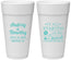 Personalized Wedding 24 oz Foam Cups - Started On The Beach | 361