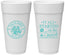 Personalized Wedding 24 oz Foam Cups - Started On The Beach | 362