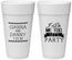 Personalized Wedding 24 oz Foam Cups - I Do Me Too | 363