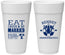 Personalized Wedding 24 oz Foam Cups - Eat Drink Be Married | 367