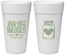 Personalized Wedding 24 oz Foam Cups - Mason Jar | 373