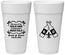 Personalized Wedding 24 oz Foam Cups - Fleur De Lis | 378