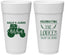 Personalized Wedding 24 oz Foam Cups - Tractor | 381