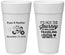 Personalized Wedding 24 oz Foam Cups - Journey Traveling With | 385