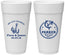Personalized Wedding 24 oz Foam Cups - We Got Hooked Fish | 392