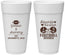 Personalized Wedding 24 oz Foam Cups - Hearts United Football | 395
