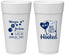 Personalized Wedding 24 oz Foam Cups - We Got Hooked Fish | 396