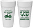 Personalized Wedding 24 oz Foam Cups - Got Hitched Tractor | 397