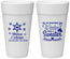 Personalized Wedding 24 oz Foam Cups - Christmas Winter | 399