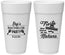Personalized Bachelor Party 24 oz Foam Cups - Fiesta No Manana | 40002