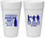 Personalized Bachelor Party 24 oz Foam Cups - Bar Crawl | 40010