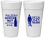Personalized Bachelor Party 24 oz Foam Cups - Dead Man Walking | 40011