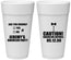 Personalized Bachelor Party 24 oz Foam Cups - Caution Expires On | 40013