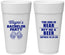 Personalized Bachelor Party 24 oz Foam Cups - Beer | 40014