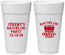 Personalized Bachelor Party 24 oz Foam Cups - Drinking Team | 40020