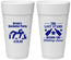 Personalized Bachelor Party 24 oz Foam Cups - The Last Stand | 40035