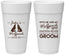 Personalized Bachelor Party 24 oz Foam Cups - Wolfpack | 40036