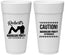 Personalized Bachelor Party 24 oz Foam Cups - Strip Club | 40037