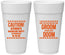 Personalized Bachelor Party 24 oz Foam Cups - Groom Rhymes Doom | 40042