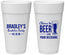 Personalized Bachelor Party 24 oz Foam Cups - Beer Pour Decisions | 40045