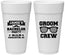 Personalized Bachelor Party 24 oz Foam Cups - Groom Crew | 40047